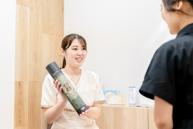 栄養指導で内面からも健康美容に導く