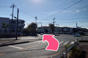 店舗北方面からの道順04