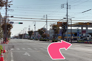 店舗北方面からの道順05